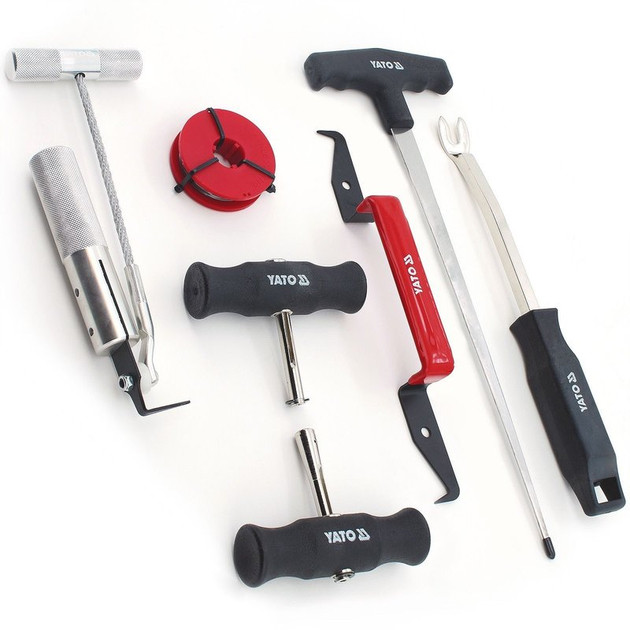 Демонтаж автомобільного скла YATO, Набір 7 пр. YT-0845