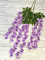 Штучна гліцинія. Гілки декоративної гліцинії (110 см, лавандова), фото 10