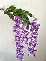 Штучна гліцинія. Гілки декоративної гліцинії (110 см, лавандова), фото 8