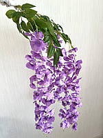 Штучна гліцинія. Гілки декоративної гліцинії (110 см, лавандова), фото 7