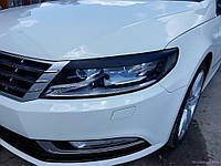 Вії на фари Volkswagen Passat CC 2012-2016 "Рестайлінг" Накладки на фари Фольксваген Пассат ЦЦ