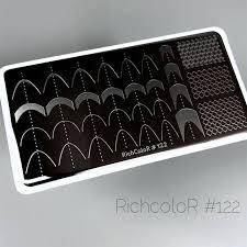 Пластина для стемпінгу Richcolor ФРЕНЧ -122