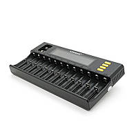 ЗП універсальне Liitokala Lii-S12, 12+2 каналів, Ni-Mh/Li-ion/LiFePo4/крона, 220V/12V, LED+LCD, Box від