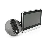 WiFi відеодомофон YOSO EYE1MPM43 з дисплеєм, пам'яттю та дзвінком на батареях (віддалений перегляд APP Tuya