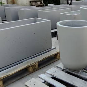 Бетонні вазони для вулиці "Прямокутник"