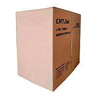 Кабель КПВ 4х2х0, 50 (UTP-cat.5E), UPLINK, ( CCA), для внутрішніх робіт, 305м, Box от DOM-Energy