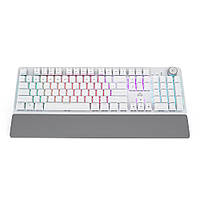 Клавіатура USB Fantech MK853V2 SPACE EDITION, довжина кабелю 135см, (Eng), White, 104к, Q10 от DOM-Energy