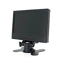 Автомобільний РК-монітор 7"(16:9) панель IPS, AV/VGA/HDMI роз'єми, 1024*600ips, 12-24V, BOX от DOM-Energy