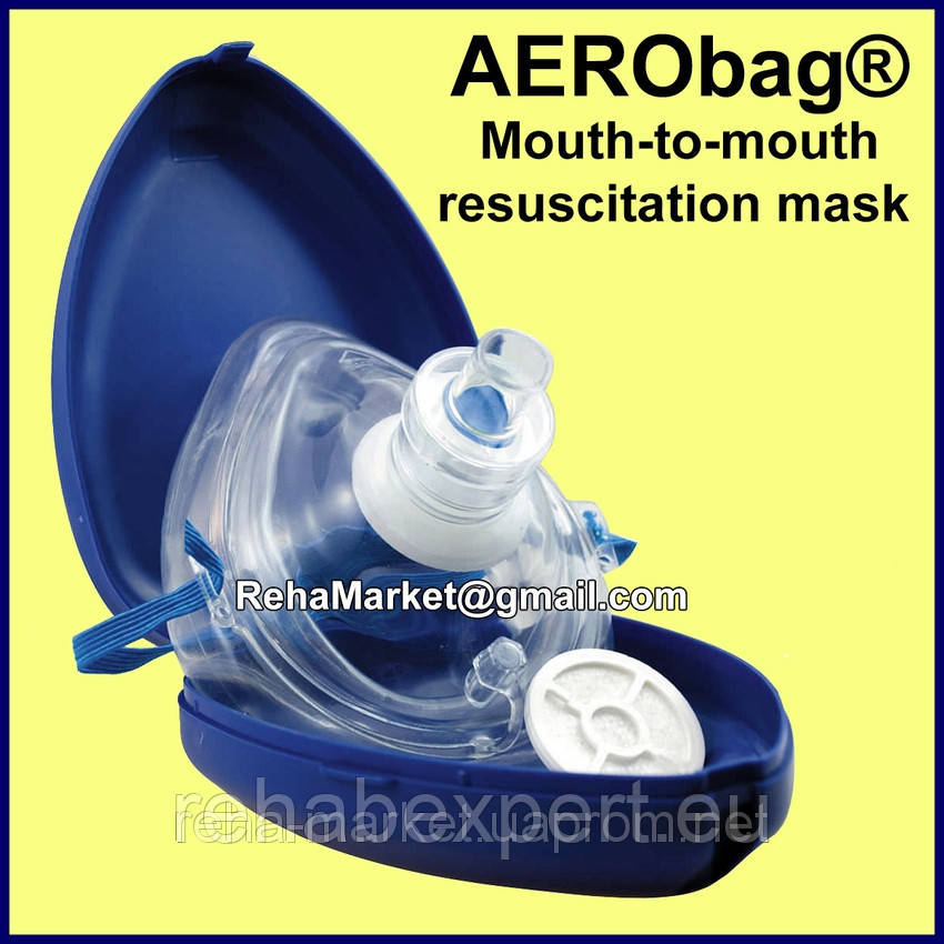 Маска для Концентраторів Кисню AERObag PMB Mouth-to-mouth resuscitation mask