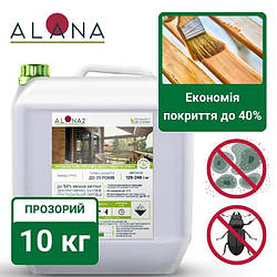 Концентрат антисептик Алана-2 1:9 для обробки дерев'яних конструкцій всередині та зовні, 10 кг