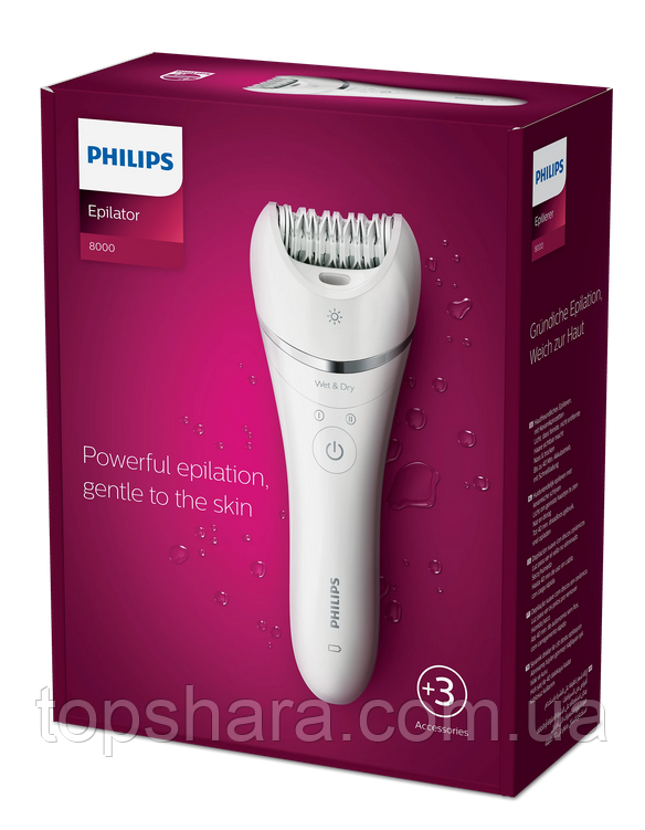 Щітка для пілінгу тіла епілятора Philips BRE644, BRE650, BRE652, BRE735, BRE740, BRP535, BRP586, BRE710, BRE730