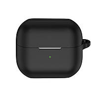 Силіконовий чохол для навушників Samsung Galaxy Buds 3 (R530) | чохол + карабін | чорний