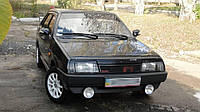 Вії на фари Lada 2108 Накладки на фари ВАЗ 2108 "Прямові"