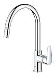 Одноважільний змішувач для кухні Grohe BauEdge New (30536000), фото 4
