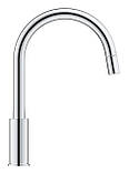 Одноважільний змішувач для кухні Grohe BauEdge New (30536000), фото 5