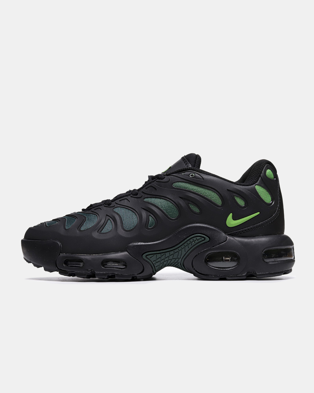 Чоловічі Кросівки Nike Air Max TN Plus Drift Black Green Strike / Найк Аїр Макс ТН Плюс Дріфт