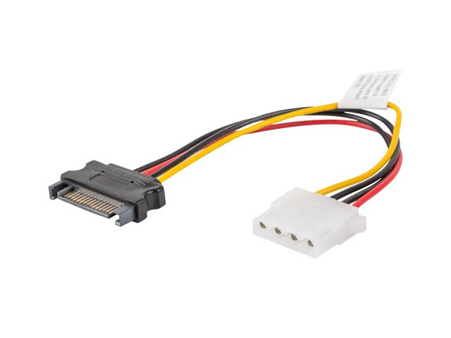 Lanberg Cable power supply Molex - SATA F/M 15cm
