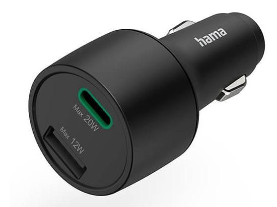Hama USB-C/USB-A Power Delivery/Quick Charge 32W Black, фото 1