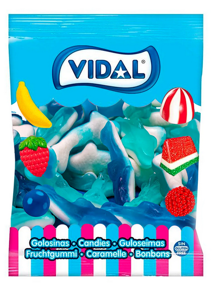 Цукерки желейні жувальні Дельфіни 2 кг ТМ VIDAL