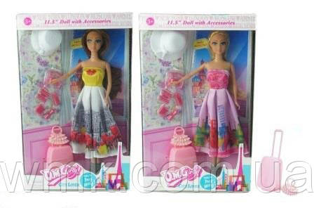 Кукла 11501 путешественница, 29см, с аксесс, в короб 33*6*21