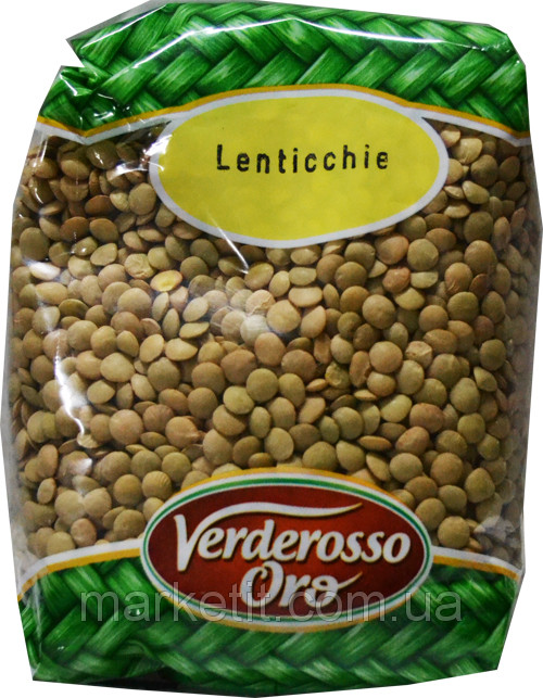 Чечевица Lenticchie Verderosso Oro, 500 гр.