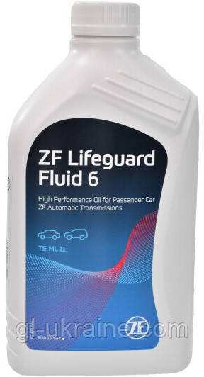 Трансмісійна олива ZF Lifeguard FLUID 6, 1л