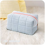 Косметичка ANbeauty Велюрова картата C8a Блакитна (AN0103008), фото 3