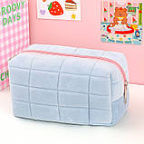 Косметичка ANbeauty Велюрова картата C8a Блакитна (AN0103008), фото 5