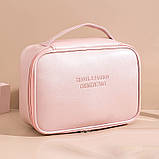 Косметичка дорожня ANbeauty 25х18х2 см Рожева (AN0103130), фото 2