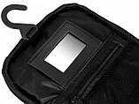 Дорожня косметичка несесер б'юті кейс Reverse 26х20х10 см Чорний (TK-01 black), фото 4