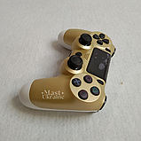 Бездротовий bluetooth джойстик DOUBLE Wireless Controller PS4 -DS-2312-Gold. Золото, фото 5