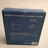 Бездротовий bluetooth джойстик DOUBLE Wireless Controller PS4 -DS-2312-Gold. Золото, фото 9