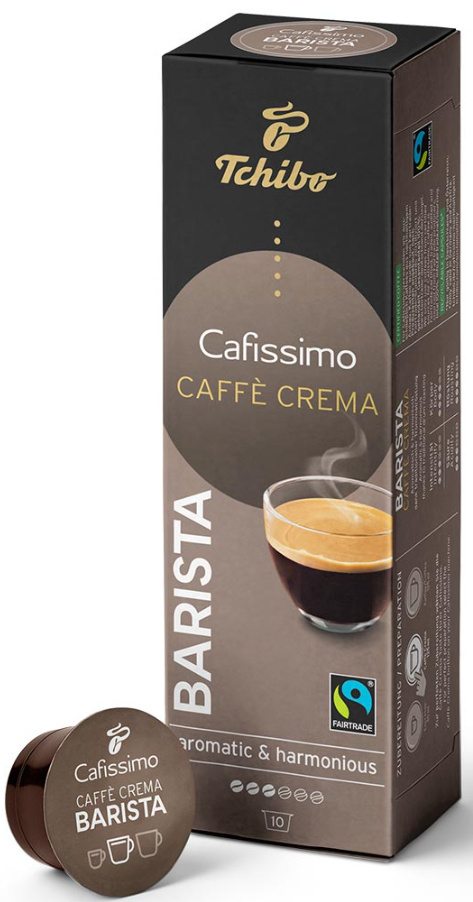 Капсули Caffitaly Tchibo Cafissimo Barista Cafe Crema (коробочка 10 капсул)