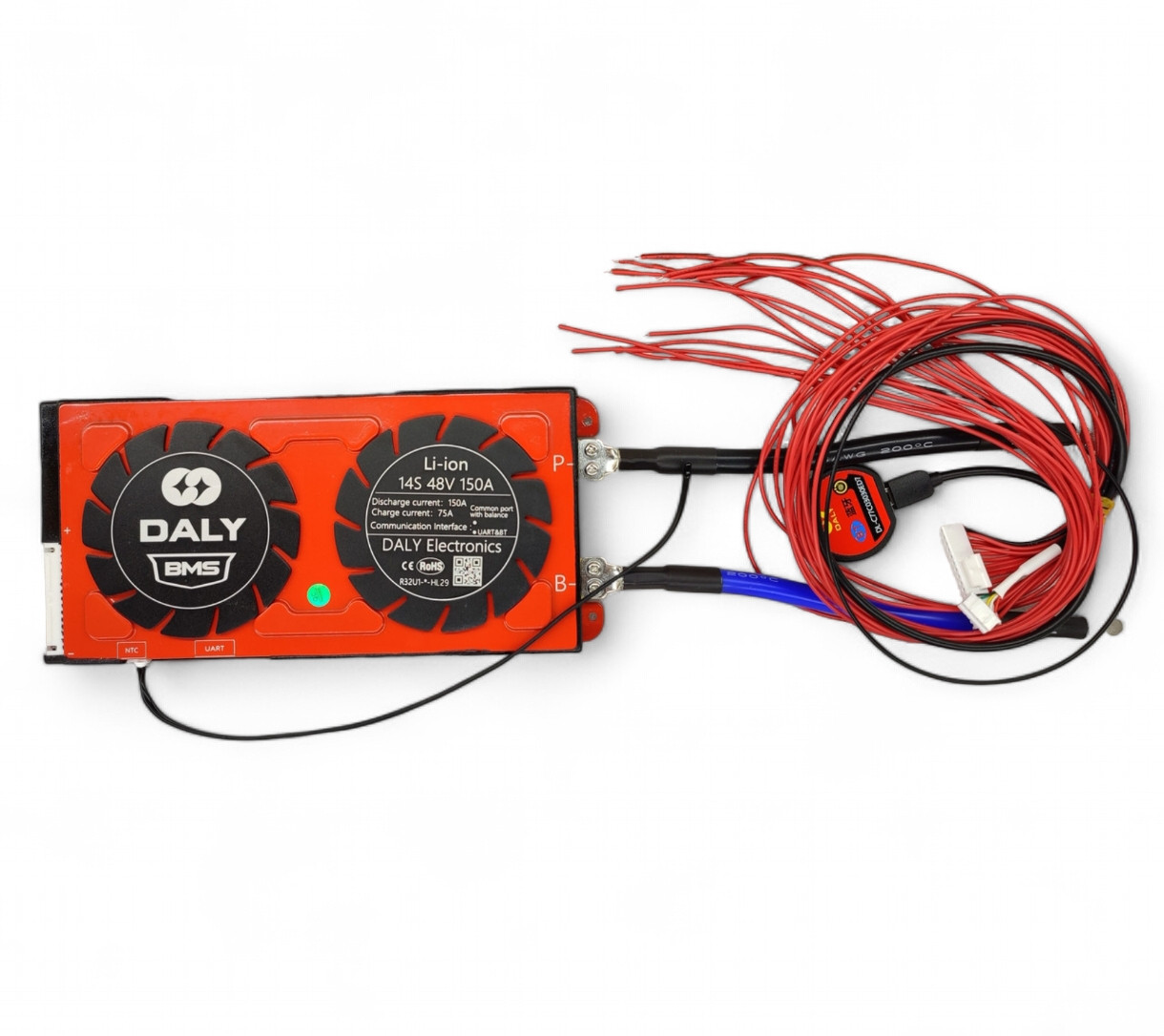Smart BMS контроллер Daly 14S 48 вольт 150A с Bluetooth, фото 1