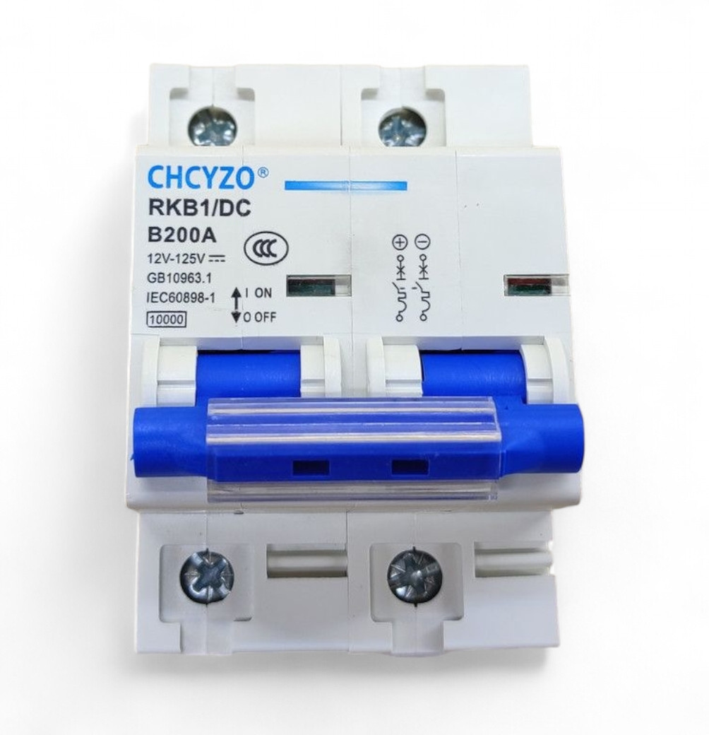 Автоматичний вимикач DC постійного струму 200 ампер CHCYZO, фото 1
