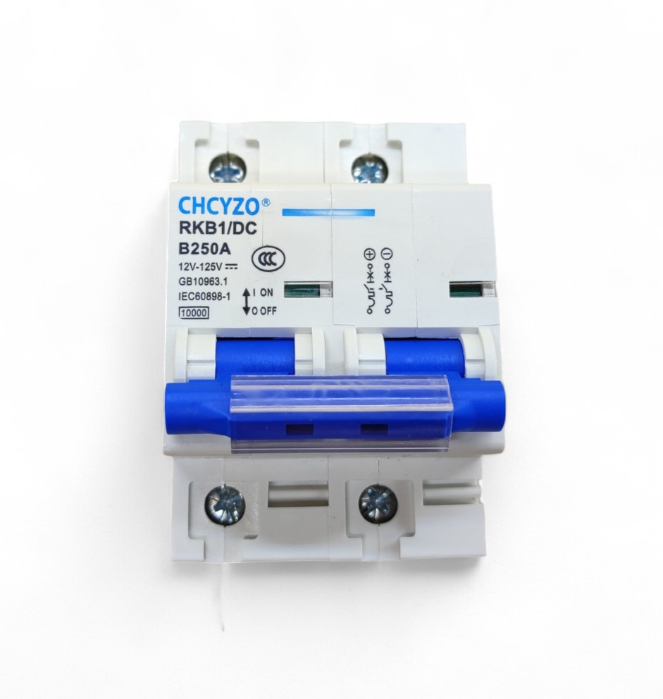 Автоматичний вимикач DC постійного струму 250 ампер CHCYZO, фото 1