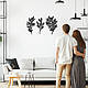Декор в кімнату дерев'яна картина на стіну Красиві гілки стиль мінімалізм 25x43 см Woodyard (16109--25x43), фото 6