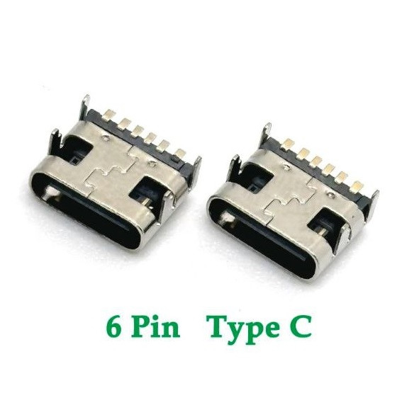 Роз'єм (гніздо) Type C USB-3.1 (6pin) Female