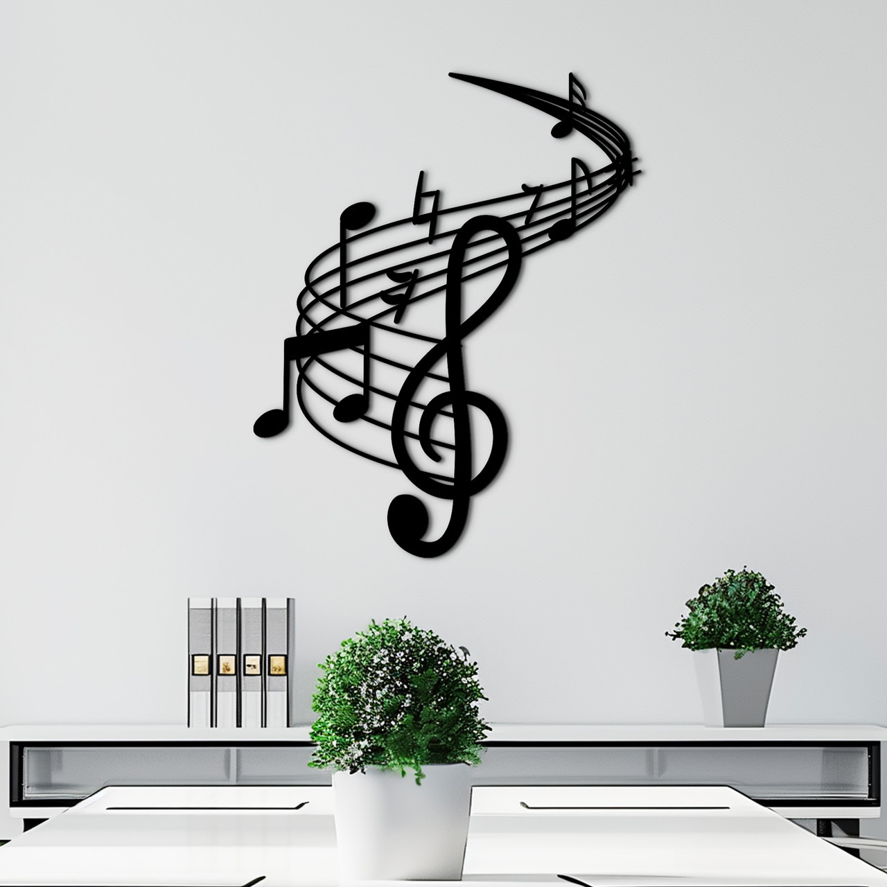 Інтер'єрна картина на стіну декоративне панно з дерева Музика стиль лофт 20x25 см Woodyard (16033--20x25), фото 1