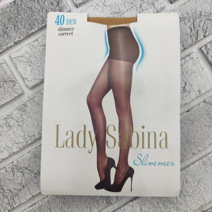 Колготки капронові жіночі Lady Sabina 40DEN з шортиками, що стягують, р.4 бежеві 20024864
