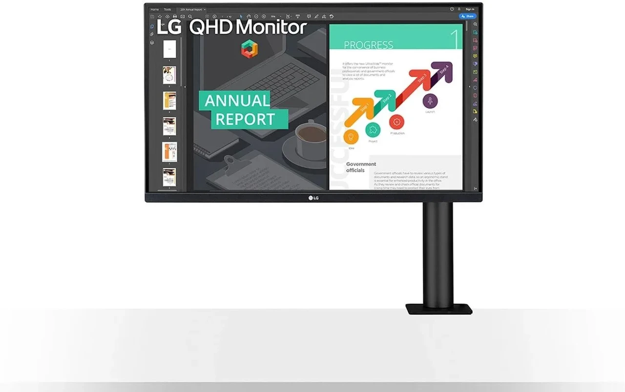 Проекційний екран (інтерактивна дошка) Lg 27Qn880P-B