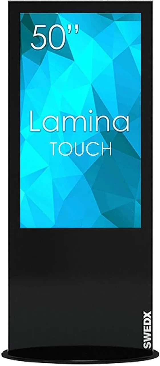 Проекційний екран (інтерактивна дошка) SWEDX Lamina Touch 50" 4K Black 50SWLT-50K8-A2 | Digital Signage kiosk informacyjny