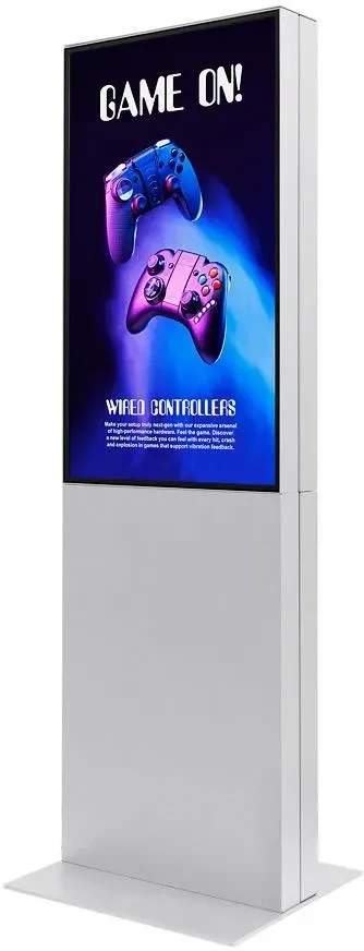 Проекційний екран (інтерактивна дошка) Materiały Wystawowe Totem Dwustronny Smart Line Digital Z em Samsung Biały