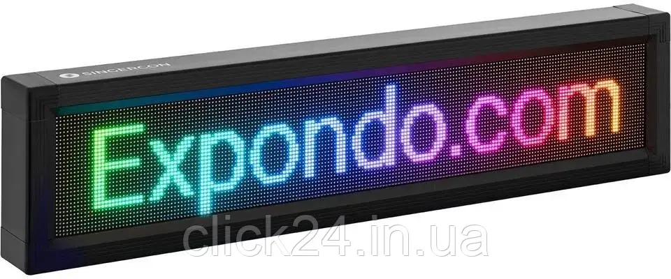Проекційний екран (інтерактивна дошка) Singercon Telebim 192 X 32 Diod Led 67 19 Cm Obsługiwany Przez Ios I Android Sin-Ald-3000
