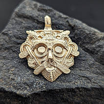 Один Маска Лік Одина з руною Альгіз, кулон, амулет, фото 3