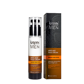 Крем для обличчя антивіковий Kayan Men Anti-Age Face Cream для чоловіків 50 мл