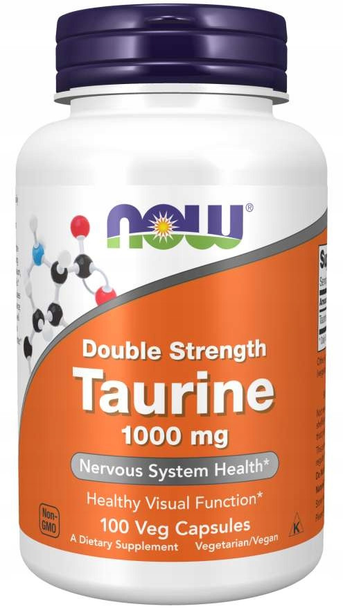 Now TAURINE таурин 1000 мг 100 капс., фото 1