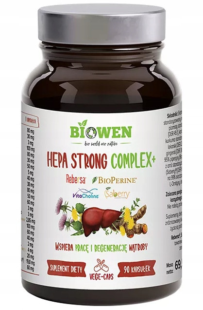 КОМПЛЕКС BIOWEN Hepa Strong+ РЕГЕНЕРАЦІЯ ПЕЧІНКИ, фото 1
