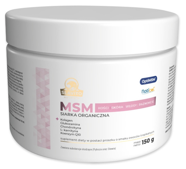 Slavito MSM КОЛАГЕН органічна сірка КІСТКИ ШКІРА ВОЛОССЯ НІГТІ, фото 1