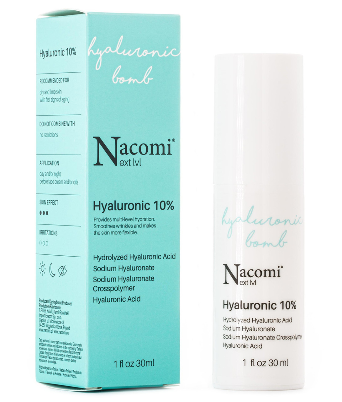 NACOMI Next Level СИроватка гіалуронова кислота 10%, фото 1